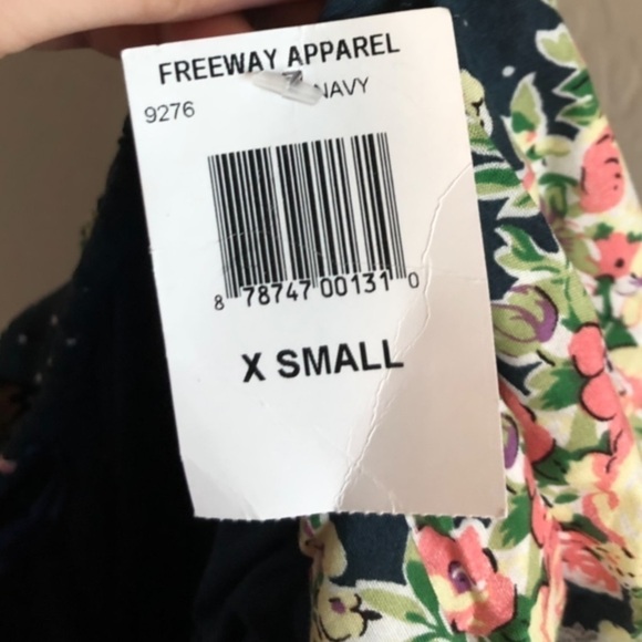 FREEWAY Womens Maxi Dress Printed Lace Inset - Picture 6 of 6